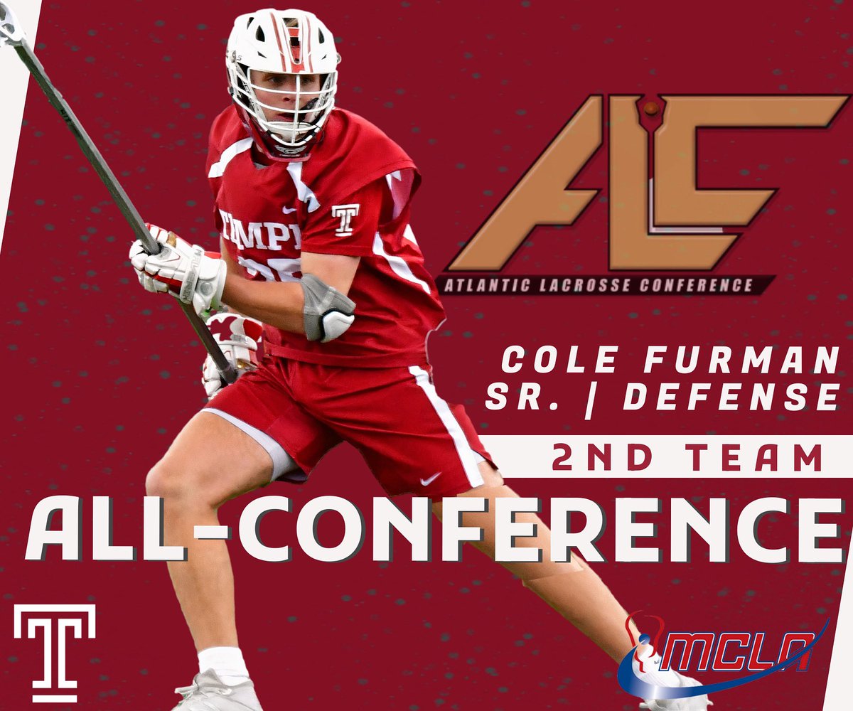 Congrats to Cole Furman (Sr. | Defense) on being named 2nd Team All-Conference for the Atlantic Lacrosse Conference! Cole led the way for the Owls defense in 2023, caused big turnovers and was a GB machine.