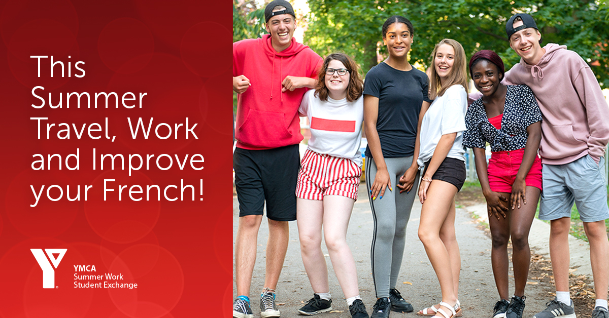 Are you 16 or 17 and looking forward to a summer of fun, travel and discovery? With the YMCA Summer Work Student Exchange (SWSE) program, you can gain paid work experience, and discover a new part of Canada while practicing your French! Learn more on 👉swse.ymcagta.org