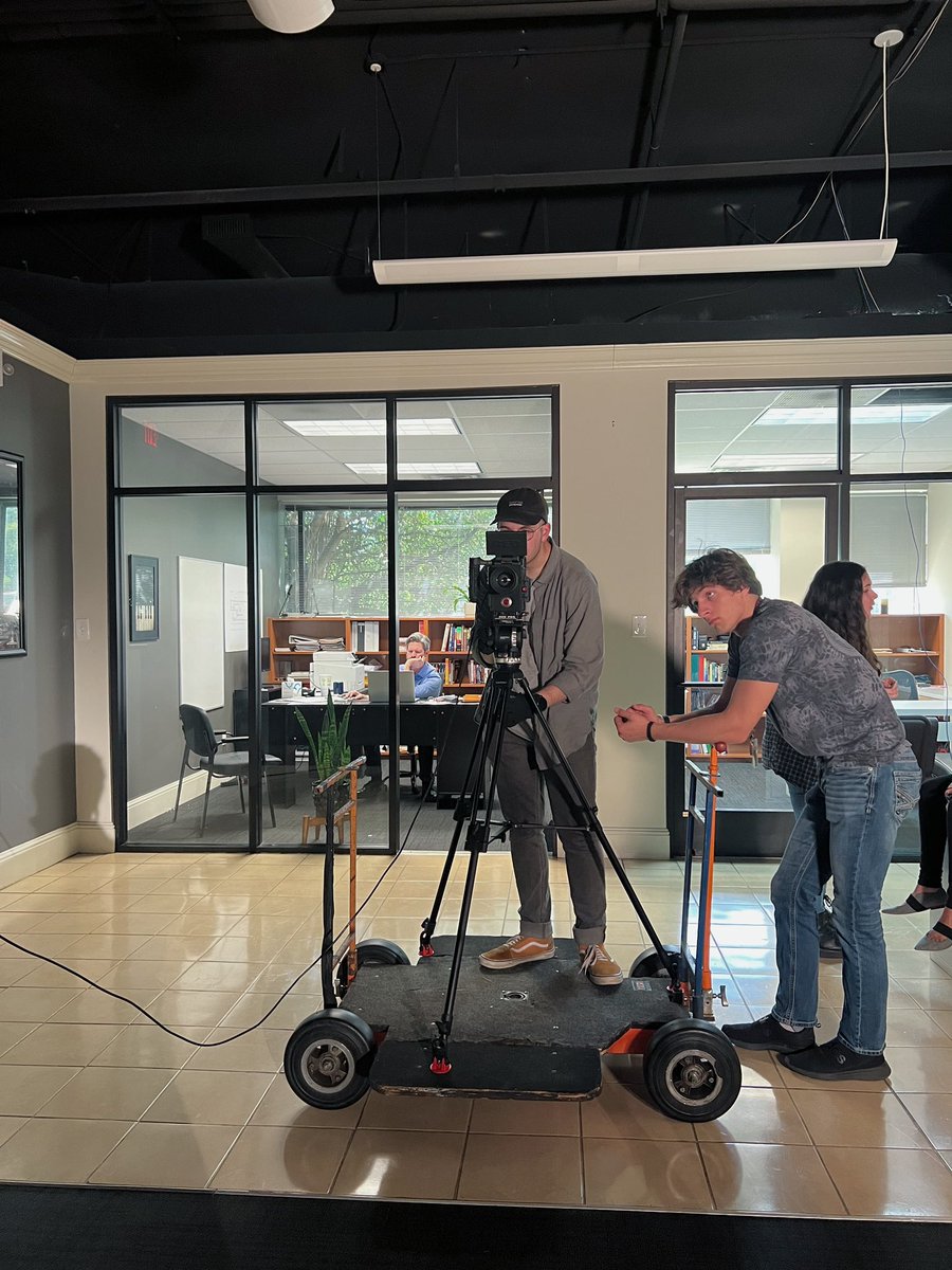 Anywhere can turn into a set here at NFI.