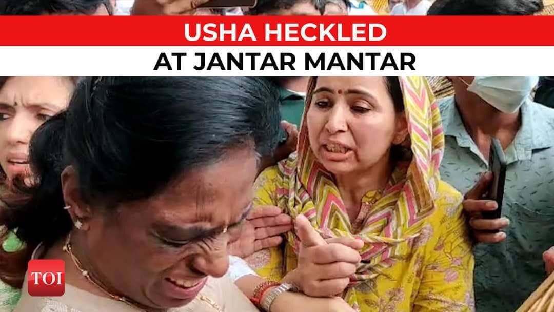 A news which couldn't grab attention is - Legendary PT Usha was manhandled by the goons 'protesting' at #JantarMantar today... 

Slowly slowly this #WrestlersProtest is turning out to be the same as farmers protest...