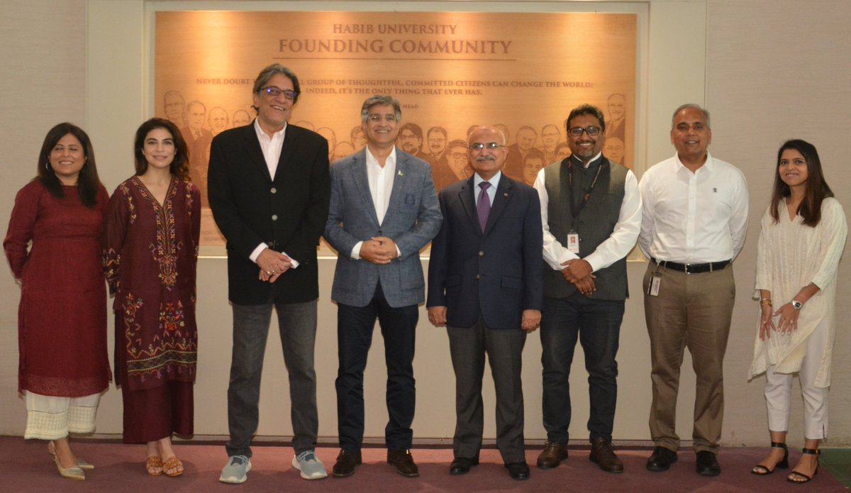 aamir_ibrahim01's tweet photo. Had the pleasure of visiting @HabibUniversity &amp; meeting their inspiring team who are deeply committed to providing a quality liberal arts education and empowering students to become leaders of tomorrow. The state-of-the-art facilities make learning a truly immersive experience. https://t.co/imNb7qRg7e