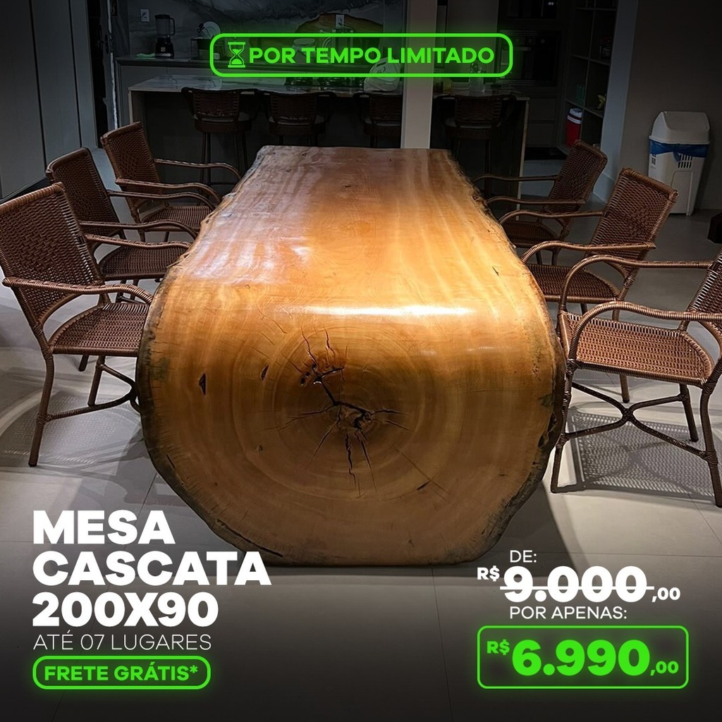 Madeirado's tweet photo. PROMOÇÃO CASCATA - POR TEMPO LIMITADO💚 Com um DESCONTO de + R$2.000 você tem a oportunidade única de obter essa peça luxuosa e de alta qualidade por um PREÇO BAIXÍSSIMO.

A Mesa Cascata de tamanho 200x90 que comporta até 7 lugares antes vendidas por … https://t.co/DcAi9H8Coi https://t.co/CSYPSLAuaG