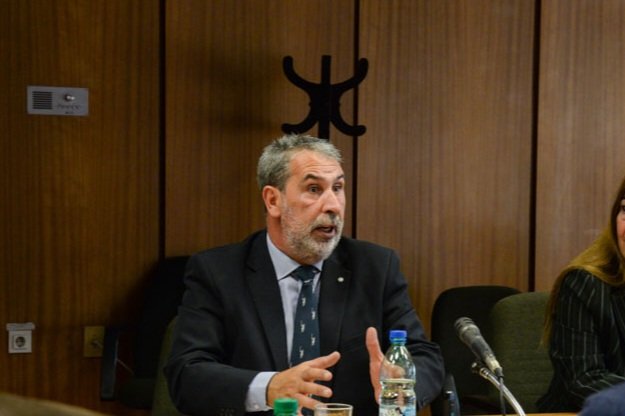 DiputadosUY's tweet photo. La Comisión de Transporte, Comunicaciones y Obras Públicas integrada por los diputados Daniel Martínez Escames (Pte), Alfonso Lereté, Martín Tierno y Carlos Varela; trató la designación del puente sobre el Arroyo Grande, ubicado en el Km. 243 de la Ruta 3, con el nombre Jorge https://t.co/AkDrKQcSE5
