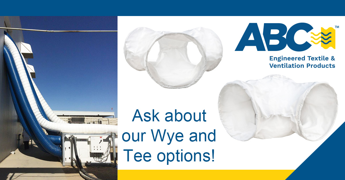 ABCIndustries1's tweet photo. Summer is almost here! ABC Industries can help you meet your portable cooling needs, including those needed accessories like the Wye Splitter, Tee, and/or Elbow. Give us a call, our sales team is here to help.

https://t.co/HEQCrVK8pF
#ABCIndustries #HVAC  #portableducting https://t.co/617foxyI2Y