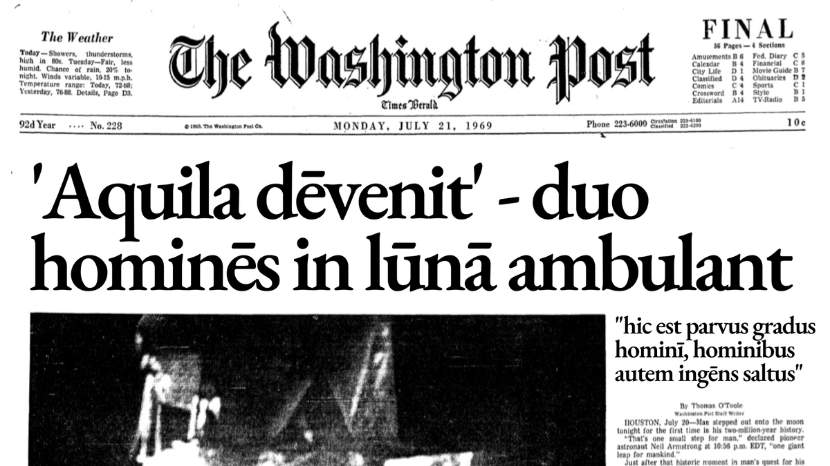 Inspired by @jeltzz. Which historical headline should I do next?