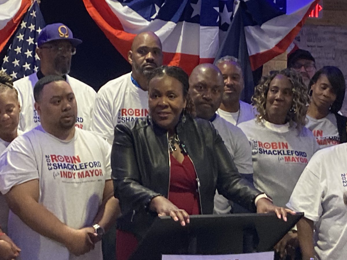Robin4IndyMayor's tweet photo. So proud of the campaign and the support we received. Thank you, Indianapolis.  I will continue to serve you at the Statehouse. https://t.co/CAP9wVHLkX