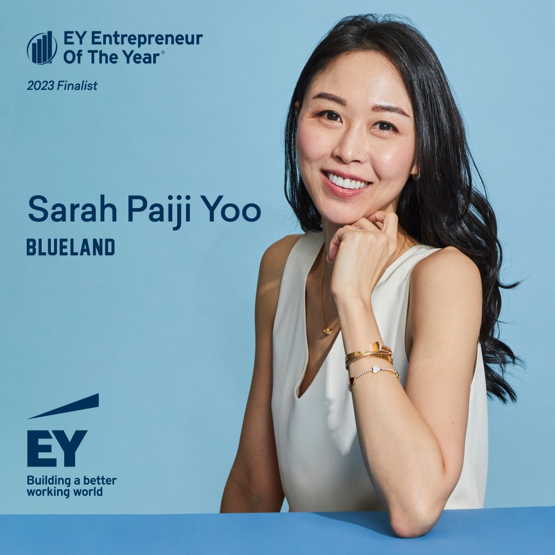 So proud of our CEO and Co-Founder, Sarah Paiji Yoo, for being recognized as a finalist in the Entrepreneur Of The Year® 2023 New York! Here's to inspiring future entrepreneurs to follow their sustainable dreams and demonstrate how business can be used as a force for good.@EY_US