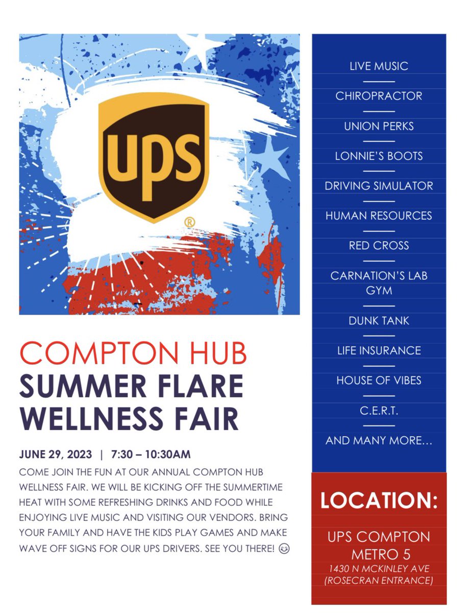 It’s official! Our annual Wellness Fair is about a month away, mark your calendars and come check out all the fun!🎉