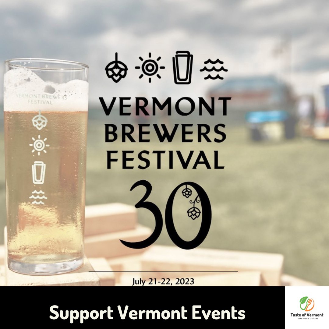 tasteofvt's tweet photo. A reminder that tickets go on sale for our 30th Vermont Brewers Festival this Friday, May 5th at 10am!

This year there will be 3 sessions, one on Friday, July 21, and two on Saturday, July 22.

https://t.co/T2oQa6r4uM https://t.co/eVW7OUIffF