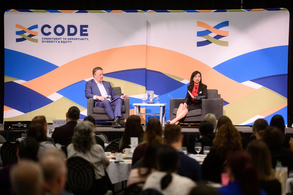 TheWpgChamber's tweet image. We’ve had a powerful morning filled with insight, knowledge, and new ideas. What an incredible day so far!
Remember to share your photos with us using the #CODEConference and #CODEThoughts