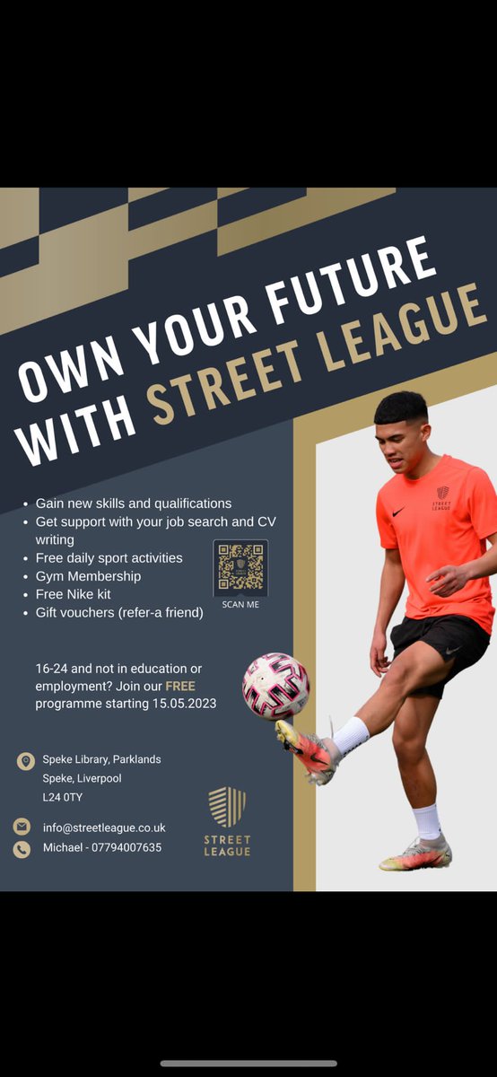SL_Liverpool's tweet photo. Come and join us #streetleagueuk #streetleagueliverpool #fun #changeurfuture https://t.co/vfQKq874g1