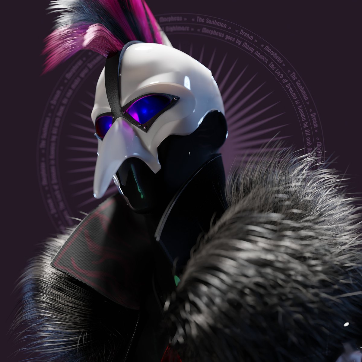 Legendary Adventurer; Morpheus was just transferred to the creator challenge first-place winner: Tannon! 

Morpheus goes by many names. 

The Lord of Dreams is known by all and none. He can make your dreams come true or trap you in an eternal nightmare 🌙