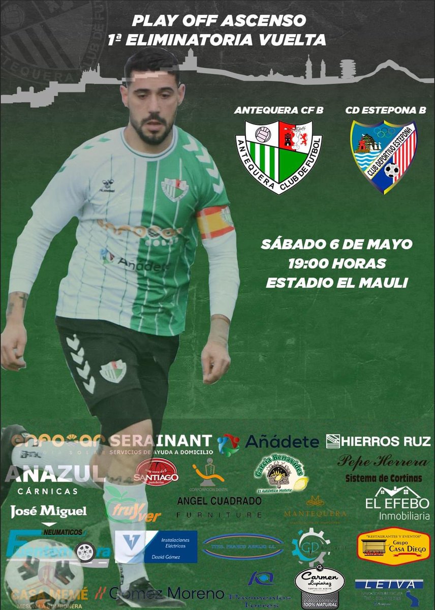 CanteraATQCF's tweet image. Este sábado a las 19:00 horas os esperamos para que acompañéis a nuestro filial en el Estadio El Maulí para la vuelta de la 1ª eliminatoria.
Nuestro filial necesita un último empujón para acceder a la segunda eliminatoria y remontar el 2-1.
La entrada será gratuita