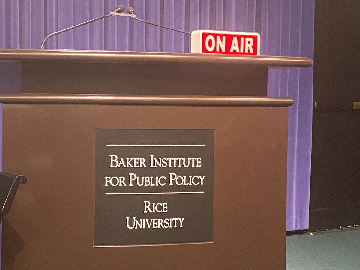 With @BakerInstitute we were delighted to host a recording of the #BakerBriefing in Houston with our expert panellists for discussions on the Good Friday Agreement 25 years on and the key role of US partners. Stay tuned for the link to listen back 🎙️#GFA25