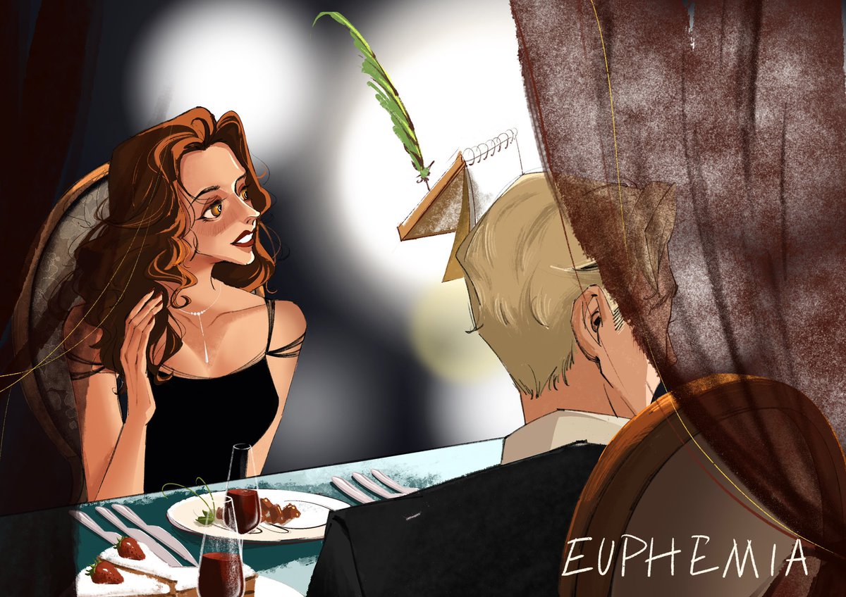 那一天，尤菲终于记起了她的推特……

#dramione #draco #Hermione