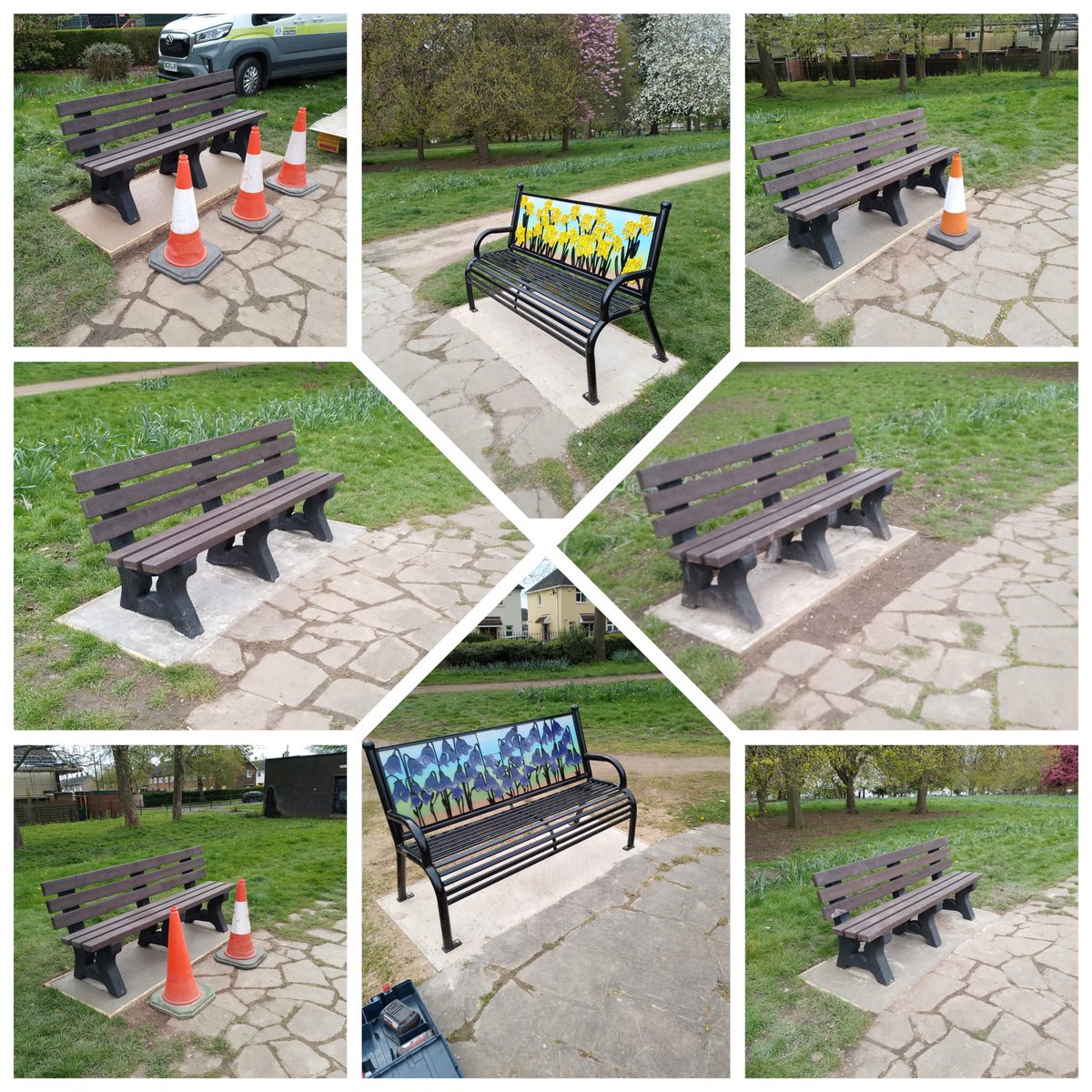 Hey, it's been a while 👋

We've been and installed 8 brand new benches at Central Park, Clifton, ready for the warm weather for the local residents and visitors to the park 🏞🌳☀️