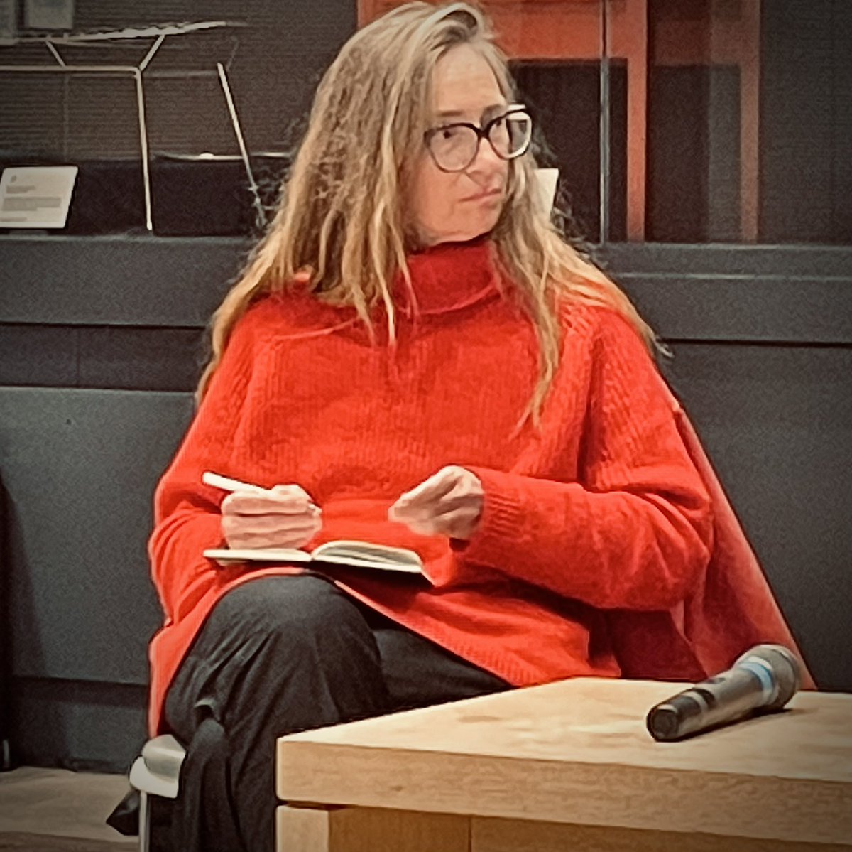 ArchiBarac's tweet photo. It’s been worth waiting for; the postponed @Research_LMArts event “Architectures of Care” #hybrid event this evening features Elke Krasny, @julietpdavis (on screen), @bxdecarli and @bo_tang, chaired by Anne Karpf. #architecturalresearch #interdisciplinarity #dutyofcare #urbanism https://t.co/jPTpMdqLLH