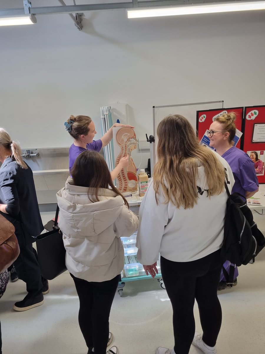 A big thank you to learning disability nursing students Kayla and Tina for supporting <a href="/USWHealthcare/">USW Healthcare</a> Schools event today and promoting BSc Learning Disability Nursing <a href="/PDavies25/">Pamela Davies</a>