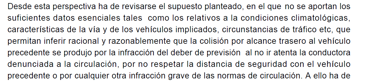 Según la audiencia provincial de Tenerife, si con una denuncia por lesiones en accidente no aportamos un informe de la AEMET, luego no nos quejemos si la archivan sin instruir.