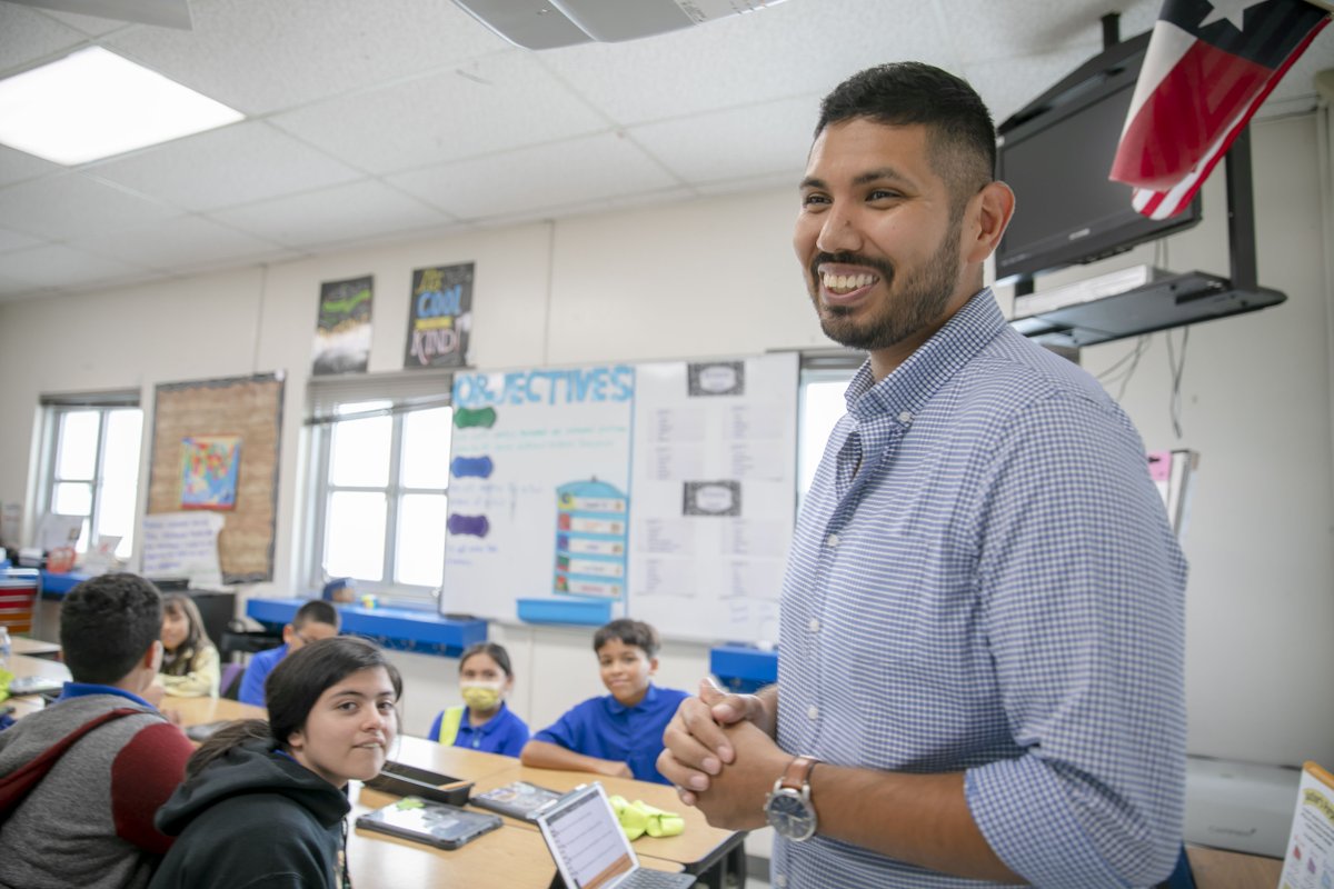 Mr Diaz Continued Working With His Company Edgewood ISD on Twitter: "Look who was named Teacher of the Year at