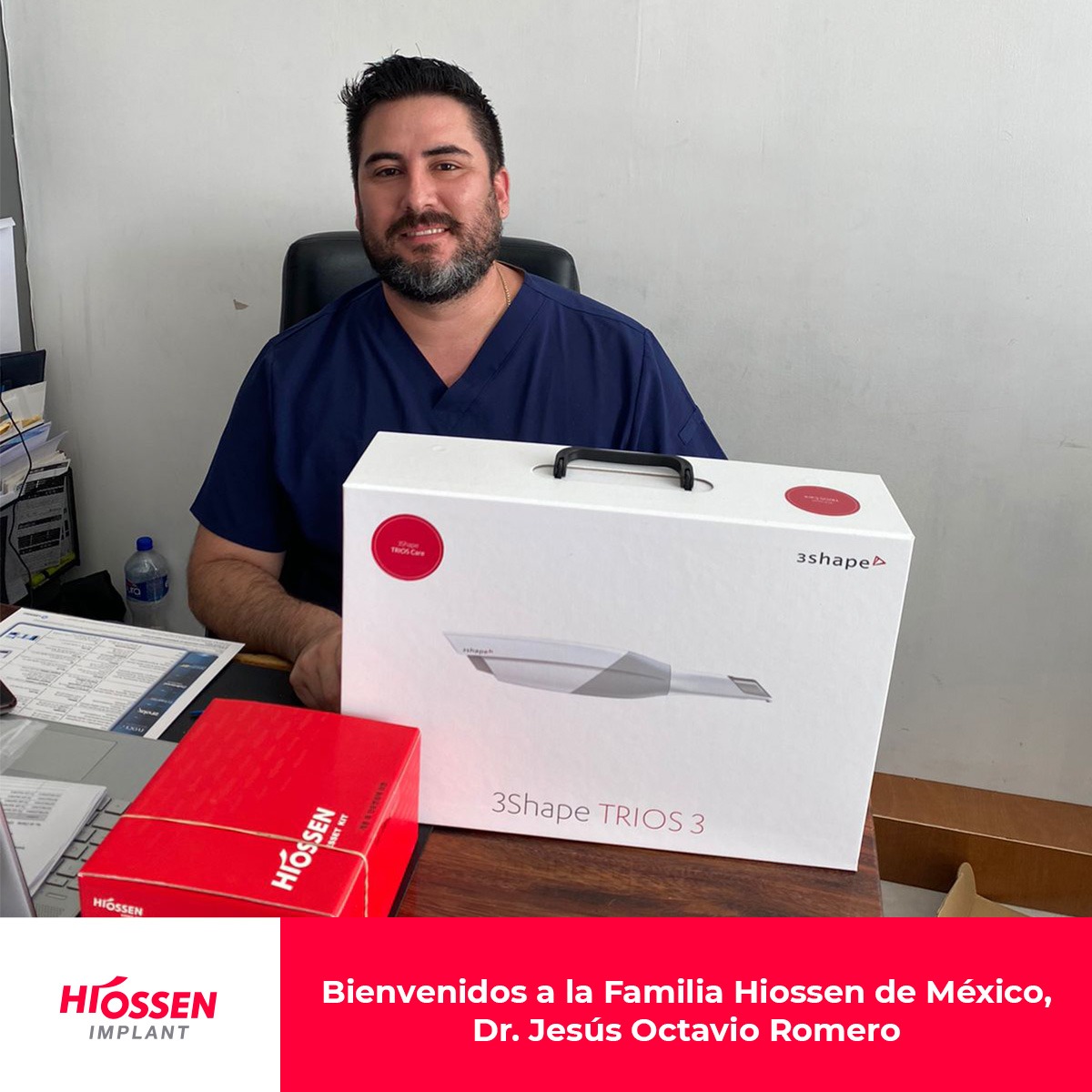 HiossenMx's tweet photo. Dr. Jesús Octavio Romero, Felicidades por la adquisición de su #3Shape Agradecemos su confianza brindada
#HiossenGoodFriends #3shape #3shapedesign #OsstemImplant #implantesdentales #odontología #ImplantologíaDigital #odontologiaespecializada #Osstem https://t.co/9eCwsIC8tL