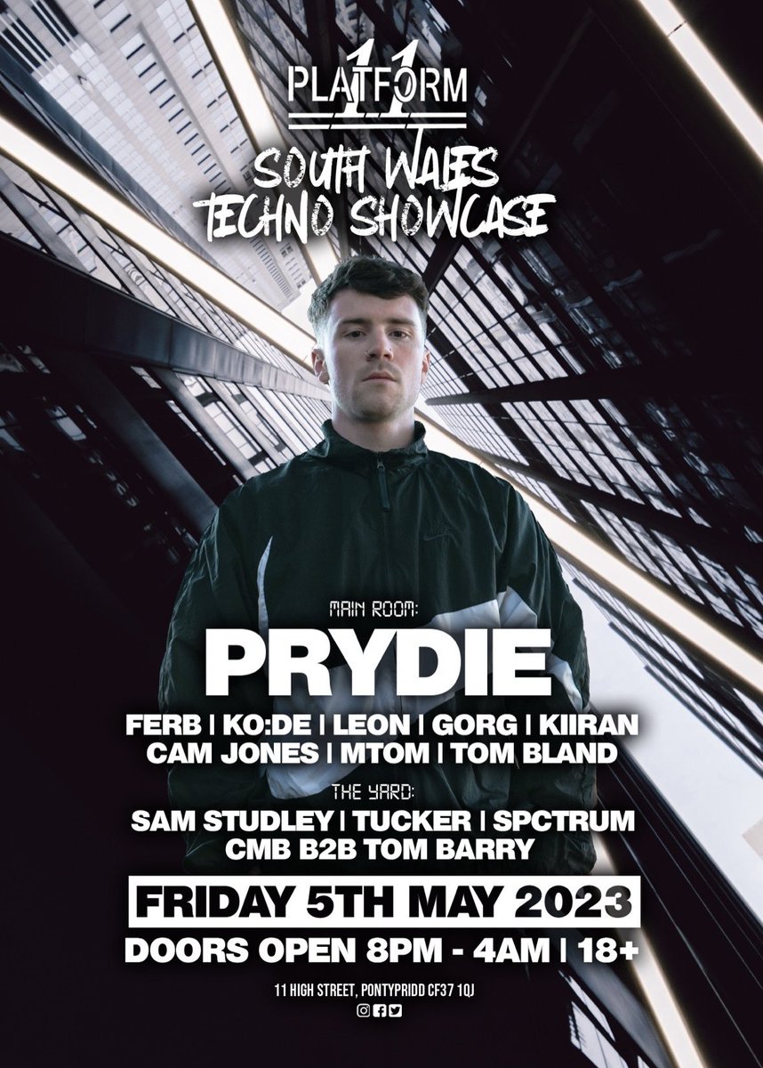 Platform11_'s tweet photo. ⚫️BANK HOLIDAY AT PLATFORM 11⚫️

We go again this Friday from 8-4am all weekend with another massive line up

FRIDAY w/PRYDIE

https://t.co/HUVmLiWfqn

SATURDAY CLUBLAND w/MATT TOMS

Pay on door

SUNDAY w/ PAIGE TOMLINSON

https://t.co/1TGSQsMYcq https://t.co/RT7HXK2qSe