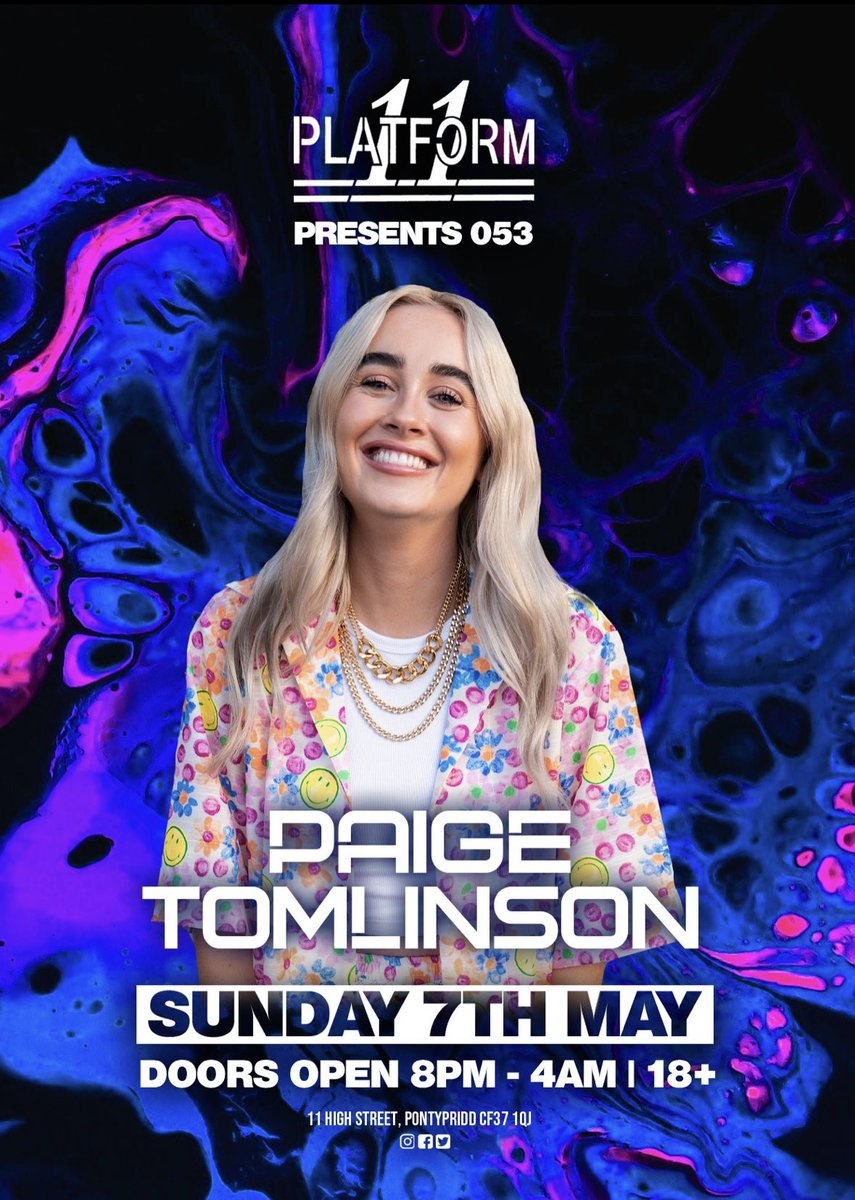 Platform11_'s tweet photo. ⚫️BANK HOLIDAY AT PLATFORM 11⚫️

We go again this Friday from 8-4am all weekend with another massive line up

FRIDAY w/PRYDIE

https://t.co/HUVmLiWfqn

SATURDAY CLUBLAND w/MATT TOMS

Pay on door

SUNDAY w/ PAIGE TOMLINSON

https://t.co/1TGSQsMYcq https://t.co/RT7HXK2qSe