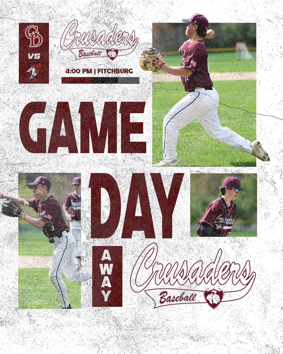 Little bit of a shift due to the pleasant weather and other variables... we are at home today vs Fitchburg at 4pm. JV bumped to tomorrow at 5p. <a href="/tgsports/">Worcester T&G Sports</a> <a href="/GDCrusaders/">Athletics</a>