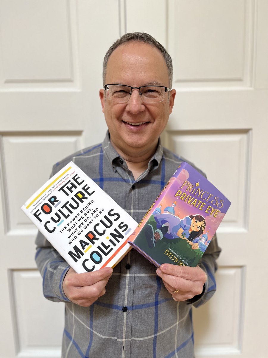 I might be the only person on the planet who got both of these two amazing books yesterday. Happy Book Birthday to <a href="/marctothec/">Dr. Marcus Collins</a> and #EvelynSkye! Now I need to decide which one to read first...