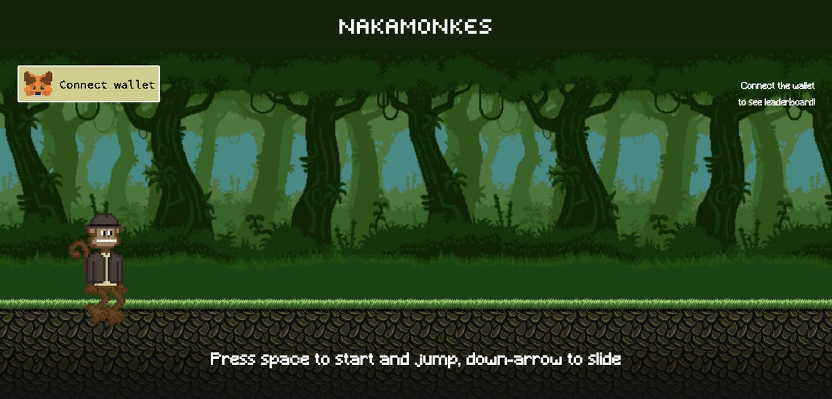 Nakamonkes's tweet photo. FUCK IT! 🐒🍌🐒🍌

WEBSITE LIVE: https://t.co/KfR3e5rI33

We partnered with @crabsgames_  to bring a fun gamified experience for the monkes https://t.co/wt6nJ0U7t5