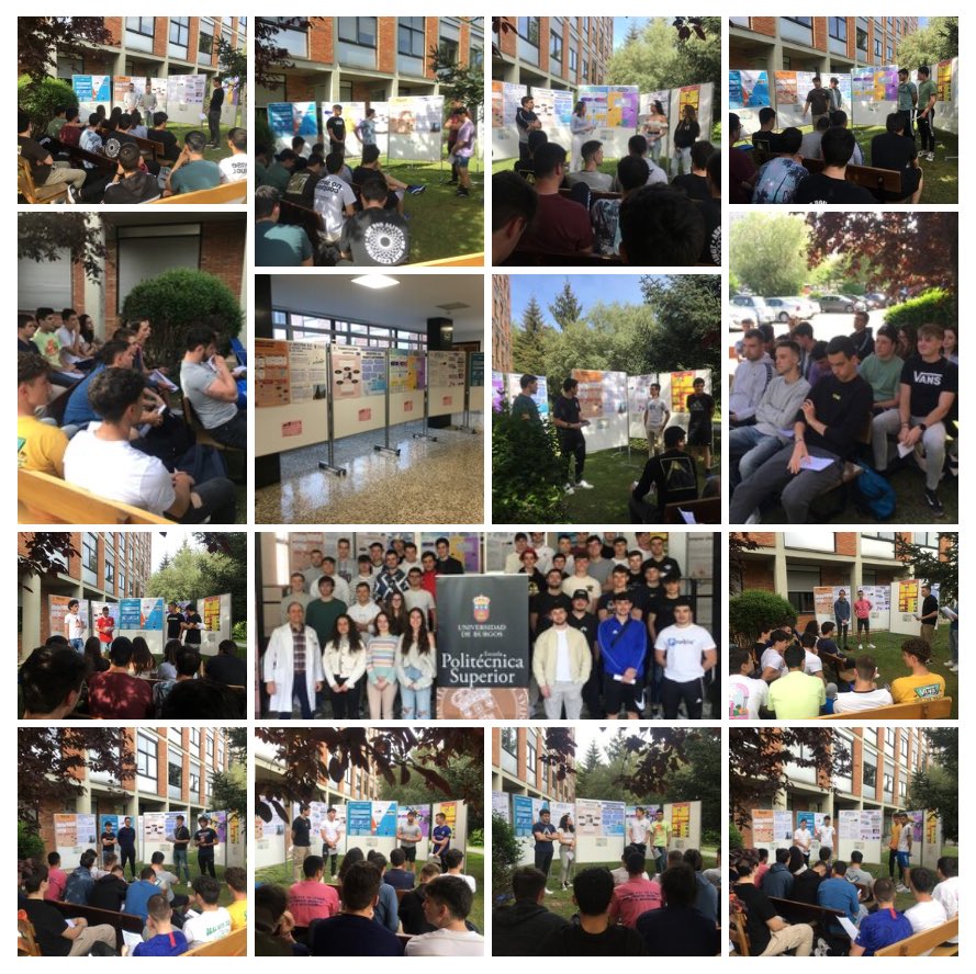 ¿Por qué tener una Flipped Classroom en el aula sobre los carteles realizados (acortar.link/GiHHqy),cuando tenemos jardines en la Escuela y buen tiempo?. El aprendizaje requiere de tiempo, organización y esfuerzo, pero no tiene por qué ser aburrido ni tedioso. <a href="/UBUEstudiantes/">Universidad Burgos</a>