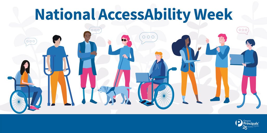 Today is the start of National AccessAbility Week. It is an opportunity to celebrate Canadians with disabilities &amp; raise awareness of the critical need for accessibility &amp; inclusion in our communities &amp; workplaces. 
 #NAAW2023