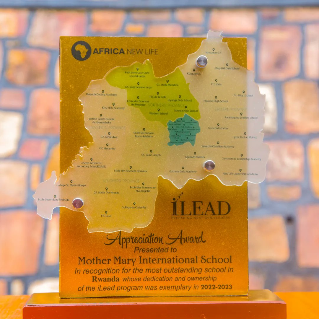 MOTHERMARYINTER's tweet photo. Today, we received an appreciation award from I Lead program in recognition as the most outstanding school in Rwanda for our dedication and ownership of the iLead program for being exemplary in 2022-2023.

📸: M.M studio https://t.co/4gC9NHMmPF