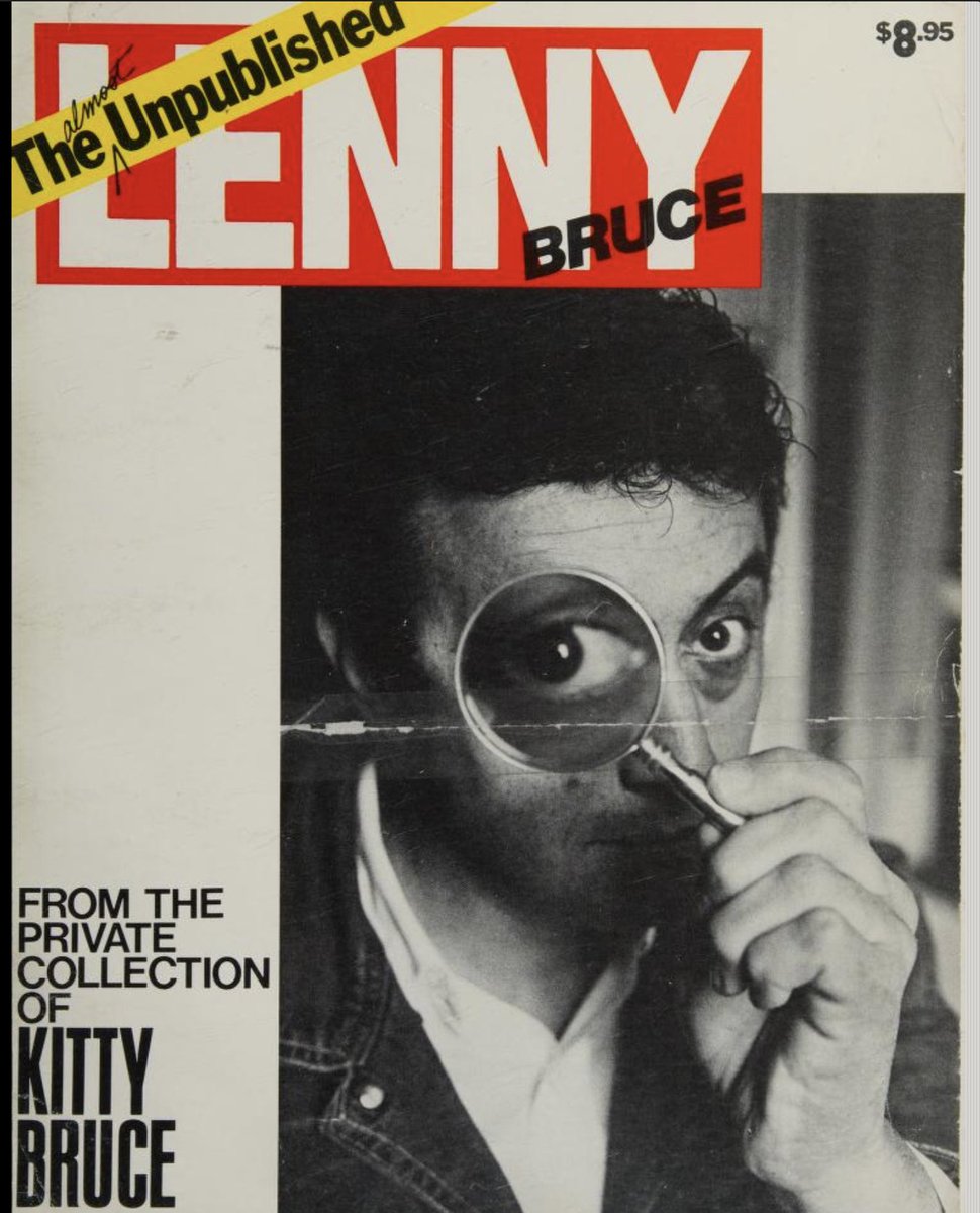 Stumbled again across this sketch Lenny Bruce wrote (and never performed?) where he name drops my father...
