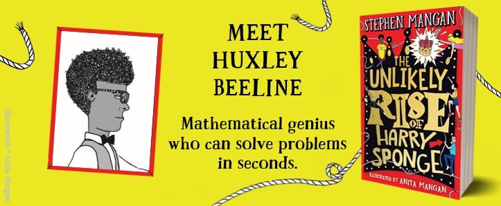 scholasticuk's tweet photo. Meet Crown Duels Contestant 2
HUXLEY BEELINE
LOVES
🧮Maths
🟰 Accuracy
✔️Being right
HATES
⏰Wasting time
See who takes the throne in The Unlikely Rise of #HarrySponge by @StephenMangan & @Neeneelou
#Coronation https://t.co/XRfLuG0HSB