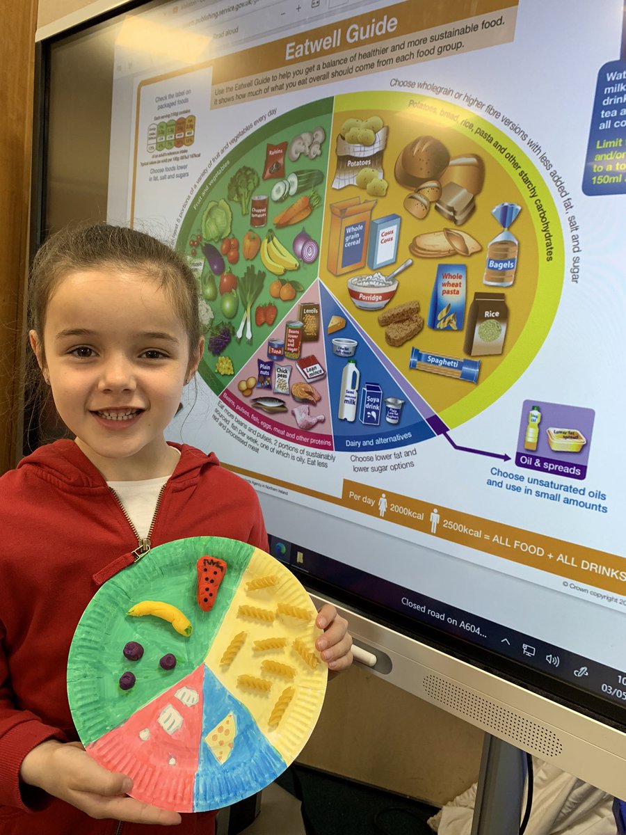 MissHillyear's tweet photo. A shared her healthy plate with us today!🍌🍉🫐🧀 she brought healthy eating to life with her pasta and play doh fruit. Well done, A👏⭐️#BPSHealthWeek https://t.co/S1Ozz6EBkp