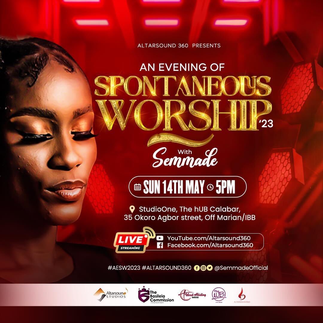 SemmadeUmanah's tweet photo. It’s here AGAIN, People! That time of year! 💃 

#AESW2023 with yours truly! Powered by #Altarsound 360!

Spread the word, pray, come!

#AESW2023 #Semmade #AltarsoundWorship #Altarsound360 #ThehUBCalabar https://t.co/Iqla9IU3jO