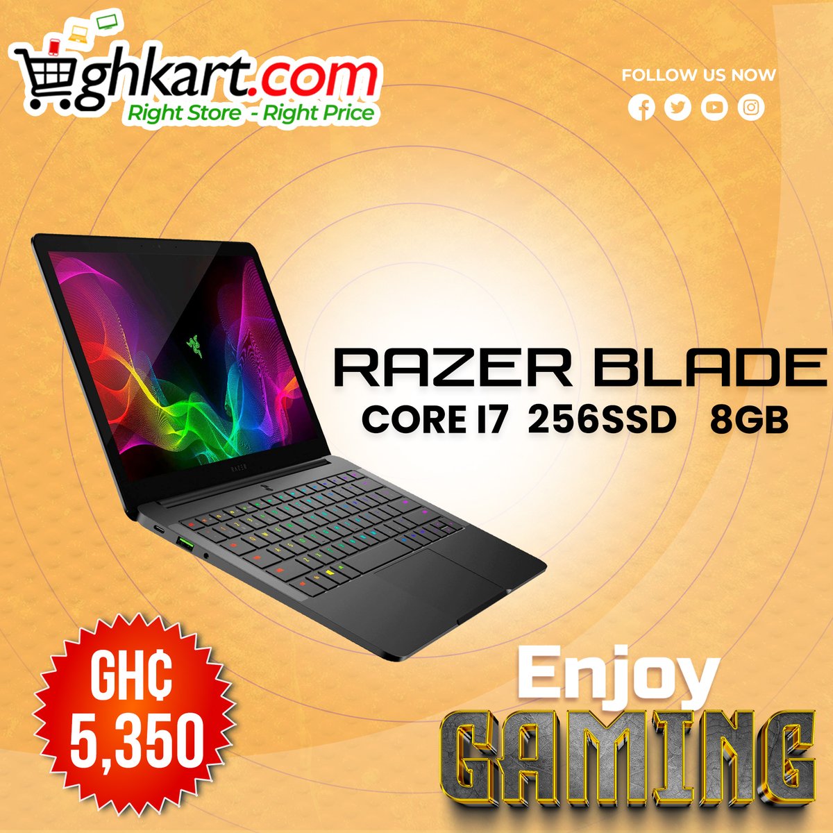 Ghkart_Ghcart's tweet photo. Unleash your gaming potential with the power-packed performance of our latest gaming laptop! Get ready to dominate the competition and take your gaming experience to the next level. #GameOn #GamingLaptop #PowerPackedPerformance https://t.co/YuQVfedEwq