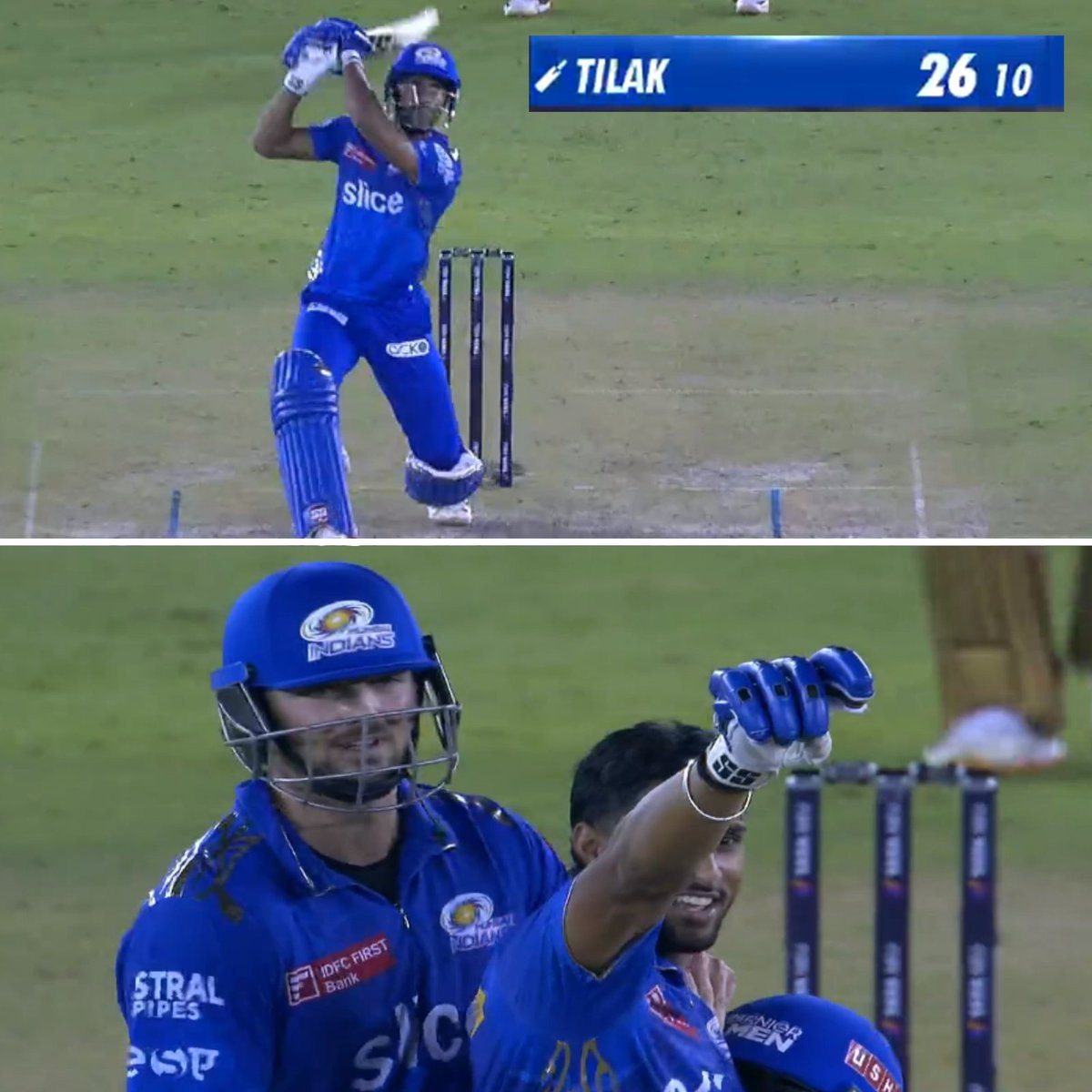 GoatCheeku's tweet photo. This is finishing           WTF is this 

#MIvPBKS • #PBKSvMI https://t.co/Zj4cGHUJi9