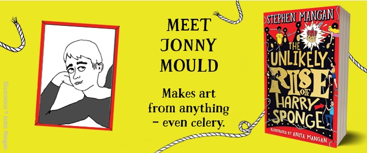 scholasticuk's tweet photo. Meet Crown Duels Contestant 3
JONNY MOULD
LOVES
🎨Art
🖤Dressing in black
🌱Celery
HATES
❌Not being taken seriously
Discover who aces the Crown Duels in The Unlikely Rise of #HarrySponge by @StephenMangan & @Neeneelou
#Coronation https://t.co/GcBnVNMhNC