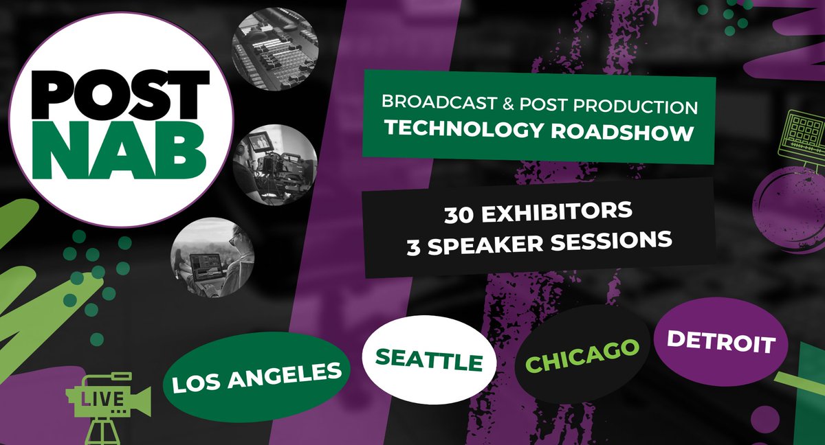 EvertzTV's tweet photo. We're excited to announce our participation in the #PostNAB2023 events alongside our partner, @KeyCodeMedia. Discover the schedule below and register for an event near you. Don't miss out!
https://t.co/gZgAHX7hxJ
#BRAVOStudio #XPS #SDVN #CloudServices #NEXX #NATX #UHD #IP https://t.co/jkuHDBP64M
