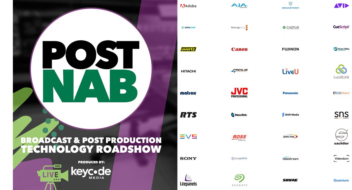 EvertzTV's tweet photo. We're excited to announce our participation in the #PostNAB2023 events alongside our partner, @KeyCodeMedia. Discover the schedule below and register for an event near you. Don't miss out!
https://t.co/gZgAHX7hxJ
#BRAVOStudio #XPS #SDVN #CloudServices #NEXX #NATX #UHD #IP https://t.co/jkuHDBP64M