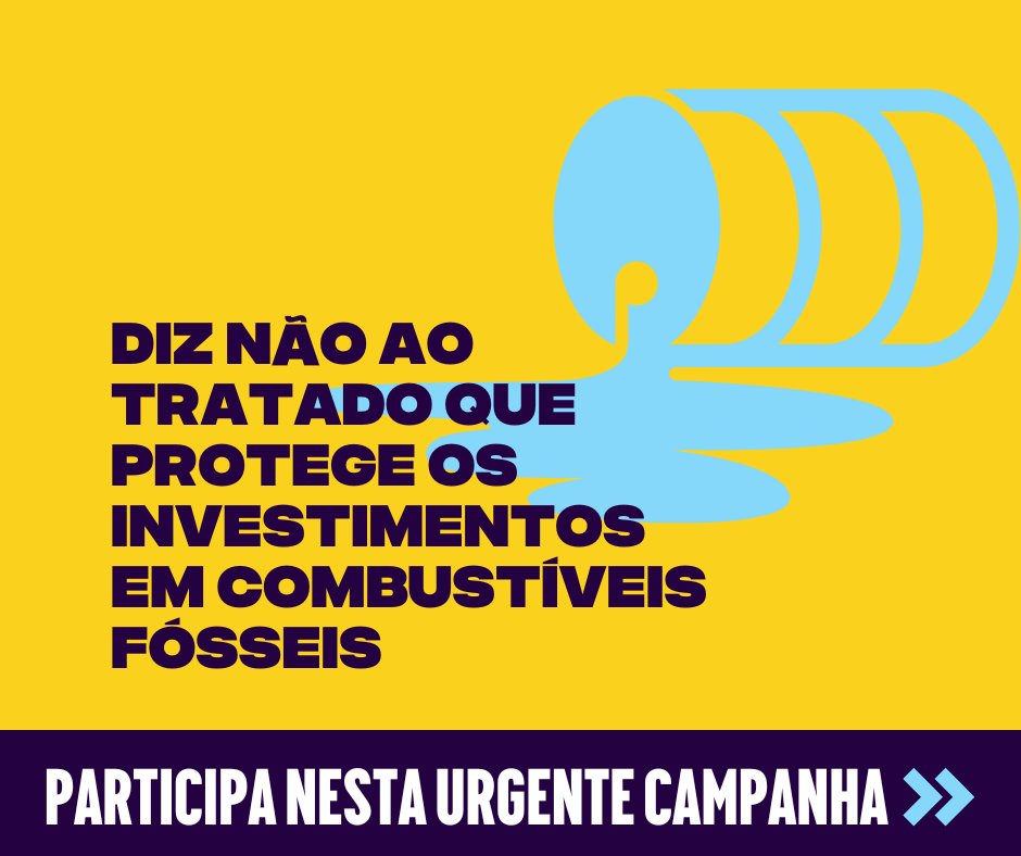 PlataformaTroca's tweet image. 😠As empresas de #combustiveisfosseis podem  exigir milhões em indemnizações se os governos tomarem as medidas climáticas necessárias
🙅Não podemos deixar isto acontecer.
👉Todos os países da UE devem dizer NÃO ao #EnergyCharterTreaty.
Junta-te à campanha:
shre.ink/Qm1i
