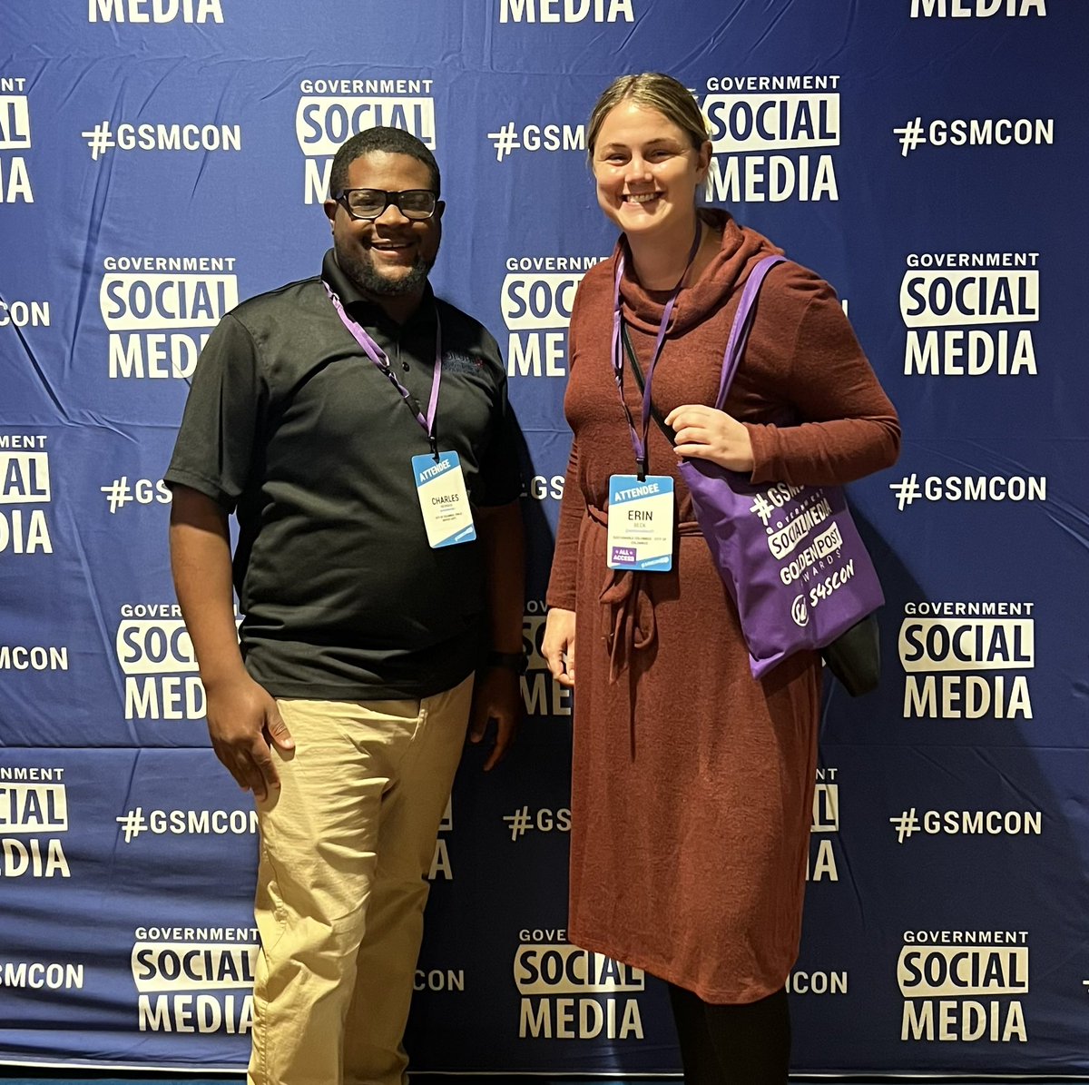 Im in good company. Sharing this week with my @ColumbusGov colleague Erin Beck who leads our city’s Sustainability Efforts with DPU #GSMCON2023