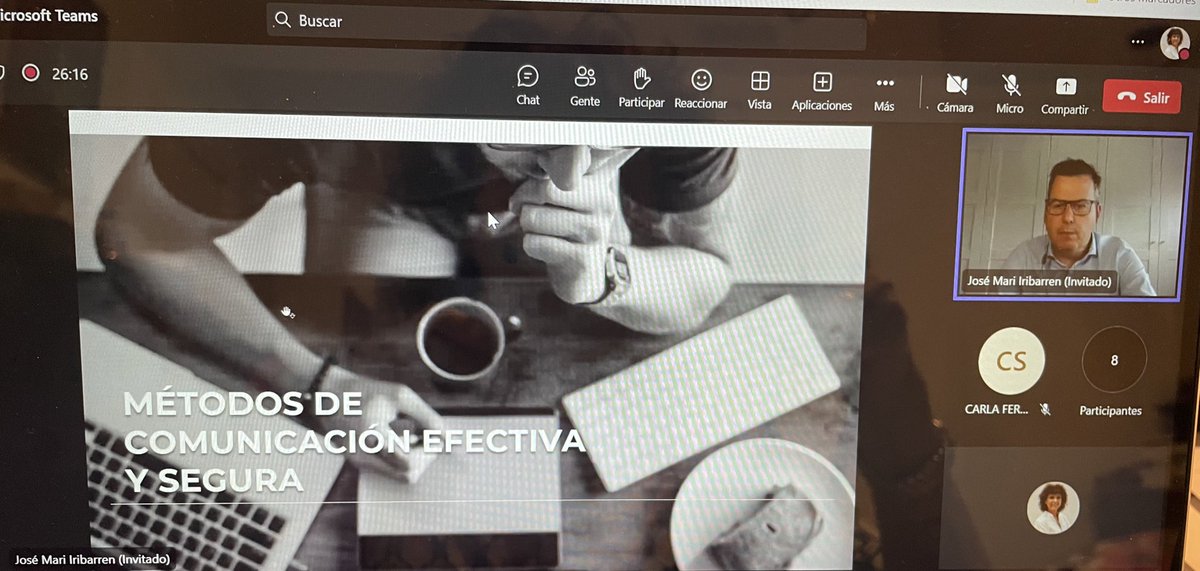 Métodos de comunicación efectiva y segura. Hoy con <a href="/JMIribarren/">José Mari Iribarren</a> en nuestros eEncuentros Gestores para alumnos del Máster Universitario en Dirección y Gestión de Enfermería <a href="/UEuropeaOnline/">Universidad Europea Online</a> universidadeuropea.es/online/titulac…