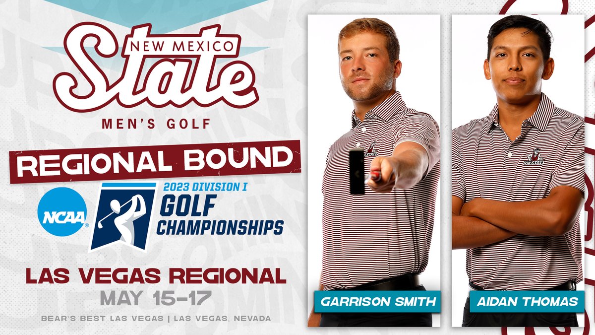 We're in! Garrison Smith and Aidan Thomas are heading to the Las Vegas Regional ⛳️

📰: bit.ly/3nk8zKZ

#AggieUp