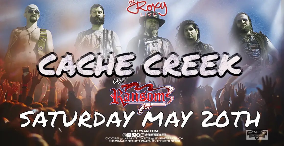 Cache Creek Band (@cachecreekband) on Twitter photo Back at it In a couple weeks Back at it In a couple weeks