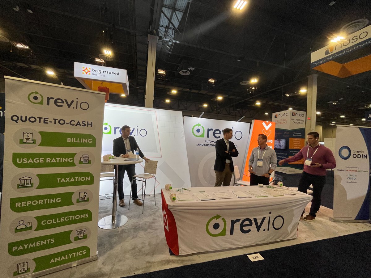 rev_io_hq's tweet photo. The Rev․io team is ready to meet with you at #CPEXPO - Make sure to stop by booth #2251 during show floor hours and meet with a member of the Rev․io team!
#cpexpo2023 #UsageBasedBilling #telecommunications #billingsoftware #TelecomBilling https://t.co/BwXQCX5t4d