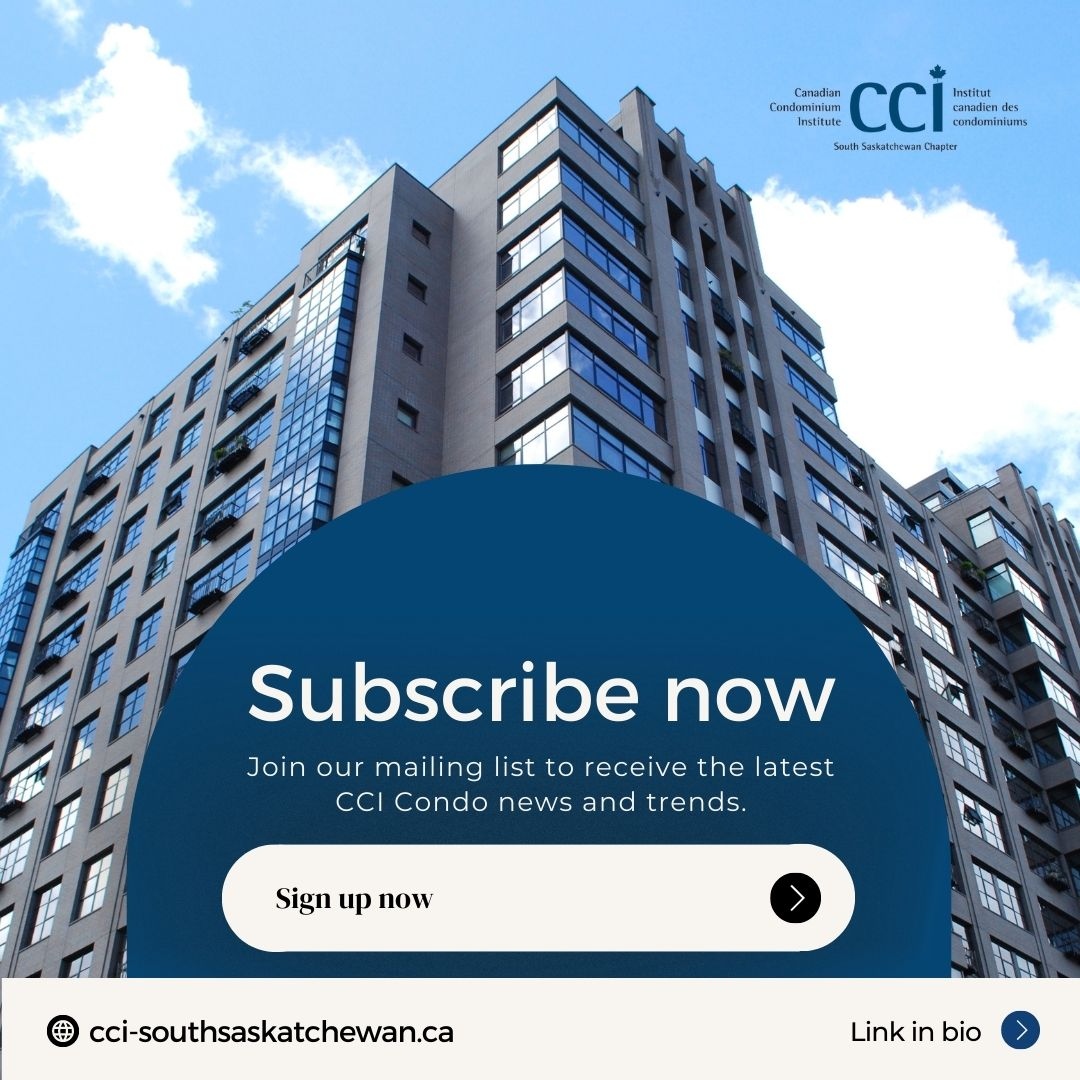 CCI South Saskatchewan's mailing list is a fantastic way to stay connected and informed about the latest developments and news in the condominium industry. Interested in signing up for our mailing list?

Sign up here!

…outhsaskatchewan.us12.list-manage.com/subscribe?u=e6…