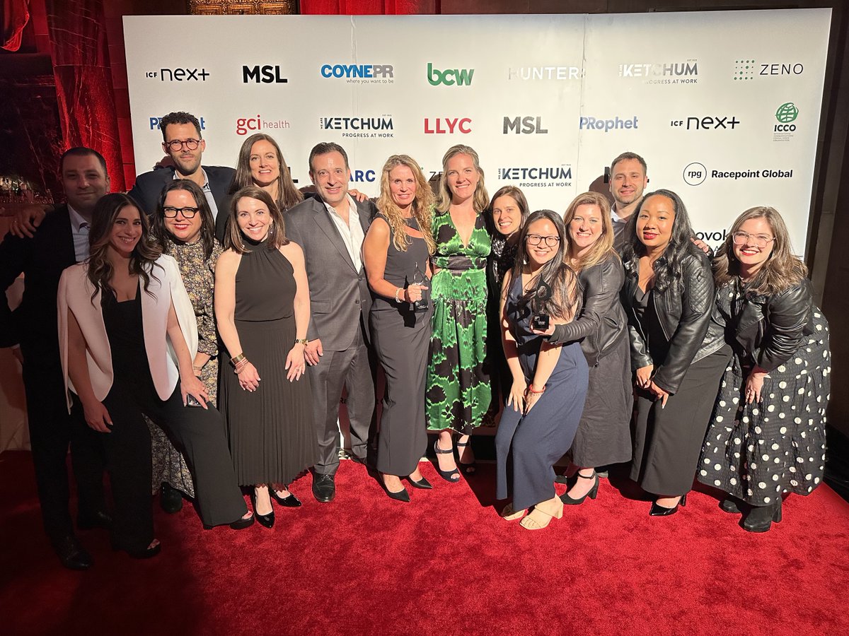 Allisonww_'s tweet photo. We're Best Midsize and North America Agency of the Year at PRovoke #SABREAwards! Thanks to clients + employees for your trust and partnership. We're committed to delivering innovative solutions, exceptional service, and measurable results for your success. https://t.co/XPTFpBikon https://t.co/CJWbXawNfU